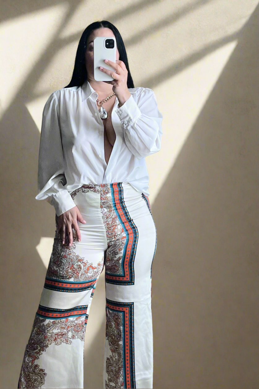 Alessa | Satin High Waist Pants