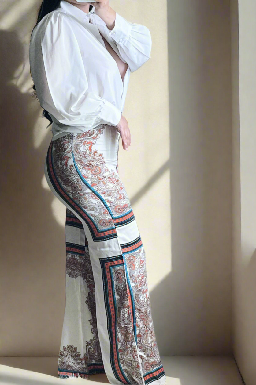 Alessa | Satin High Waist Pants