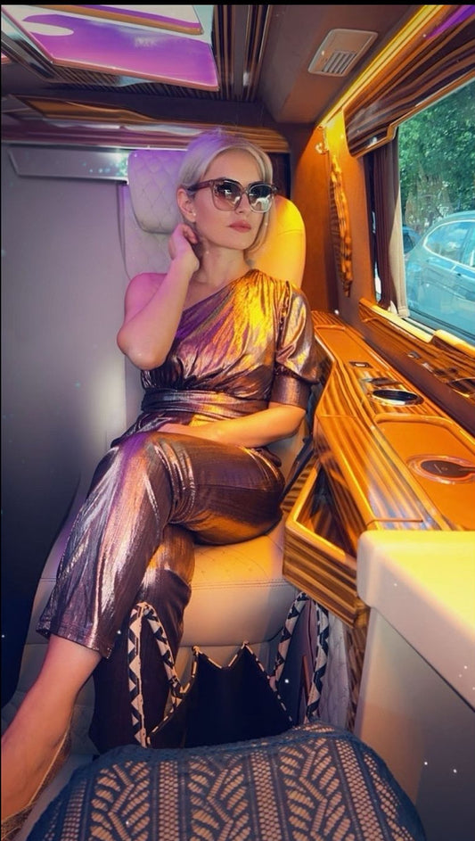 Dollface One Shoulder Jumpsuit