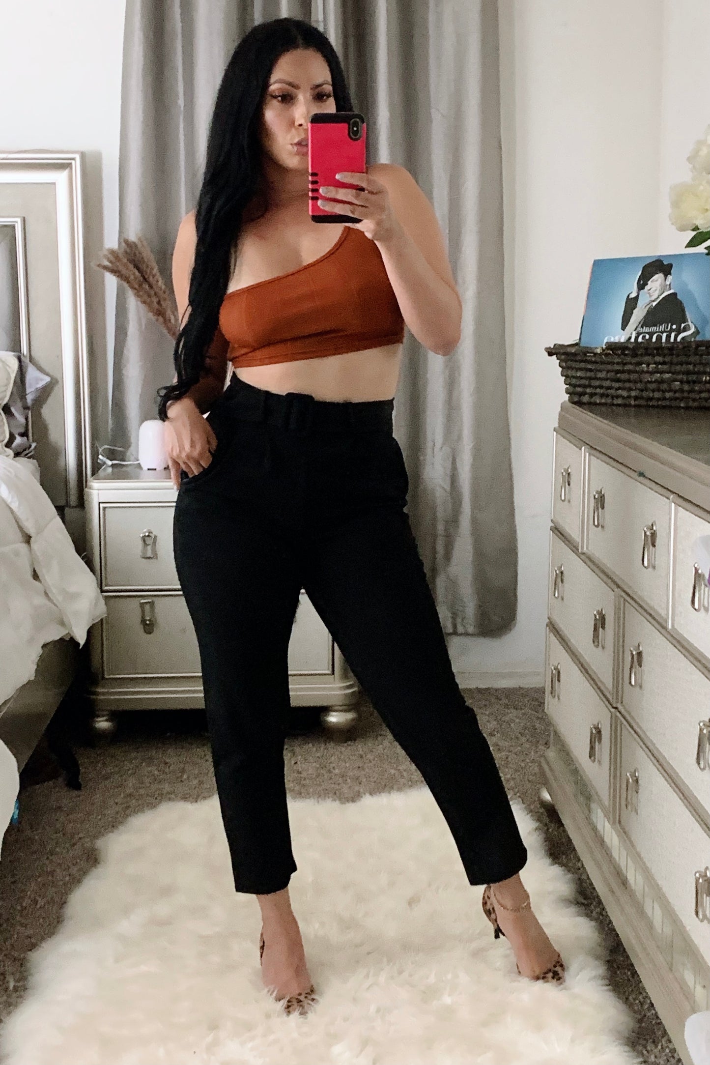 Valeira Black Trousers-Bottoms