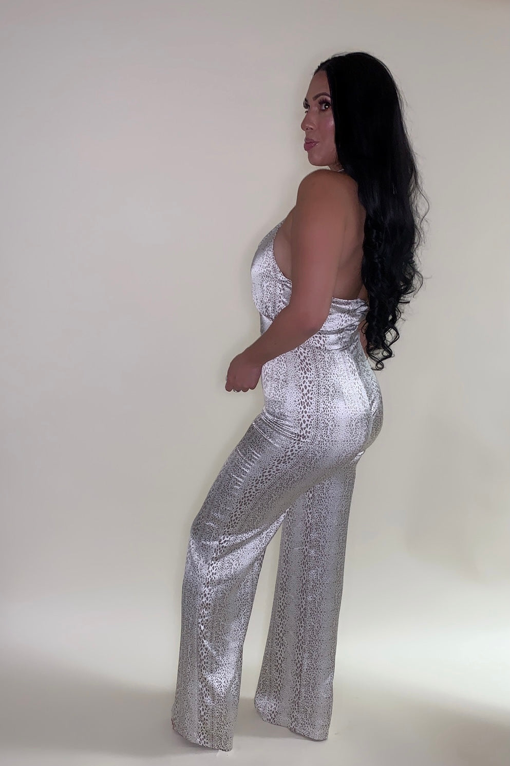 Satin Twist Jumpsuit-
