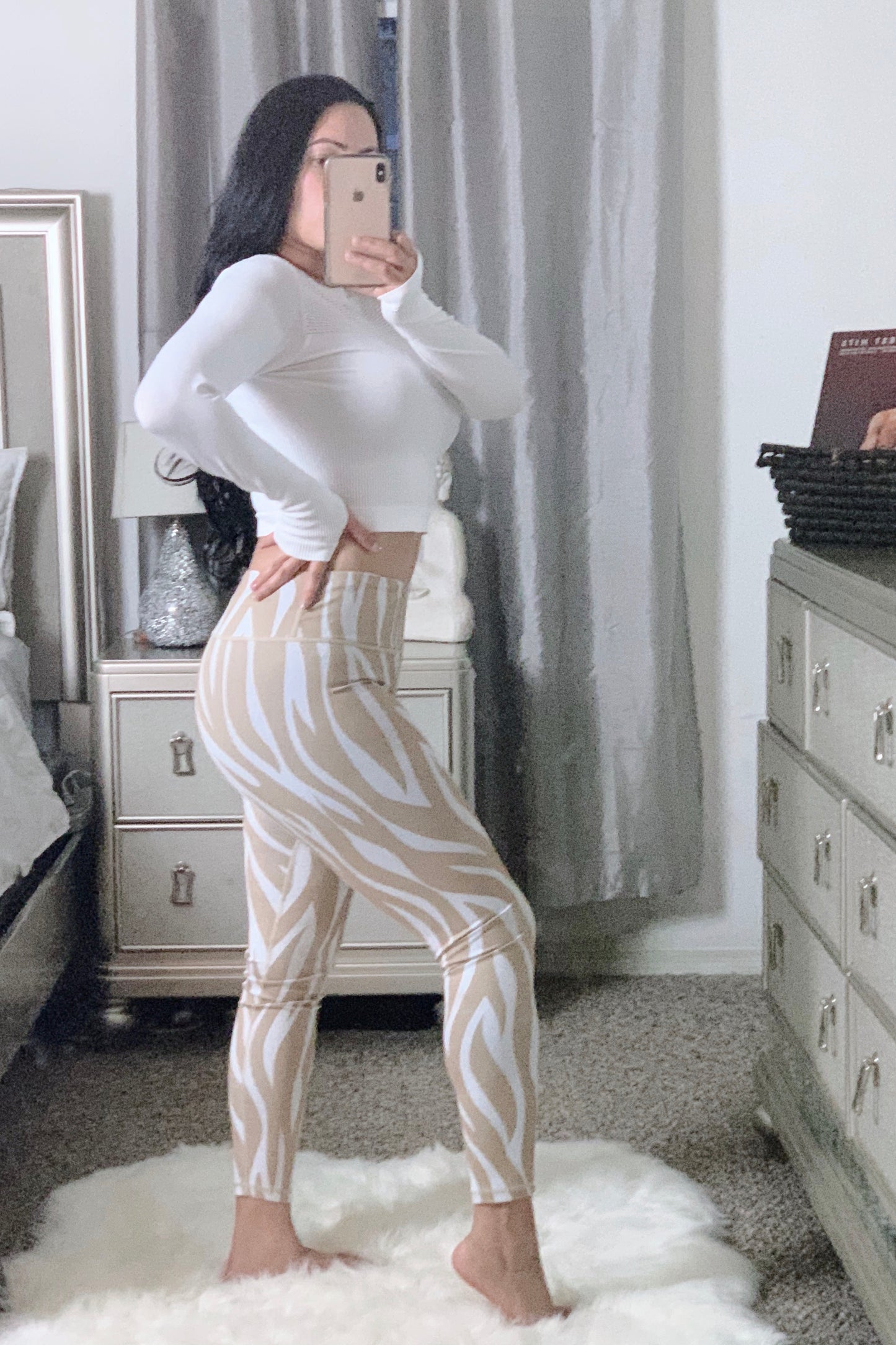 Mocha Tigre Leggings-Leggings