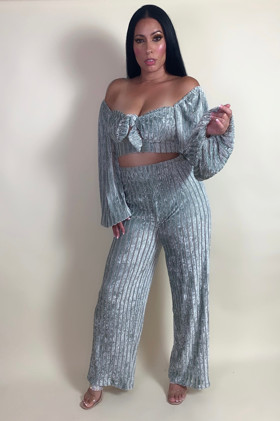 Velvet Luxe | Off Shoulder Top
