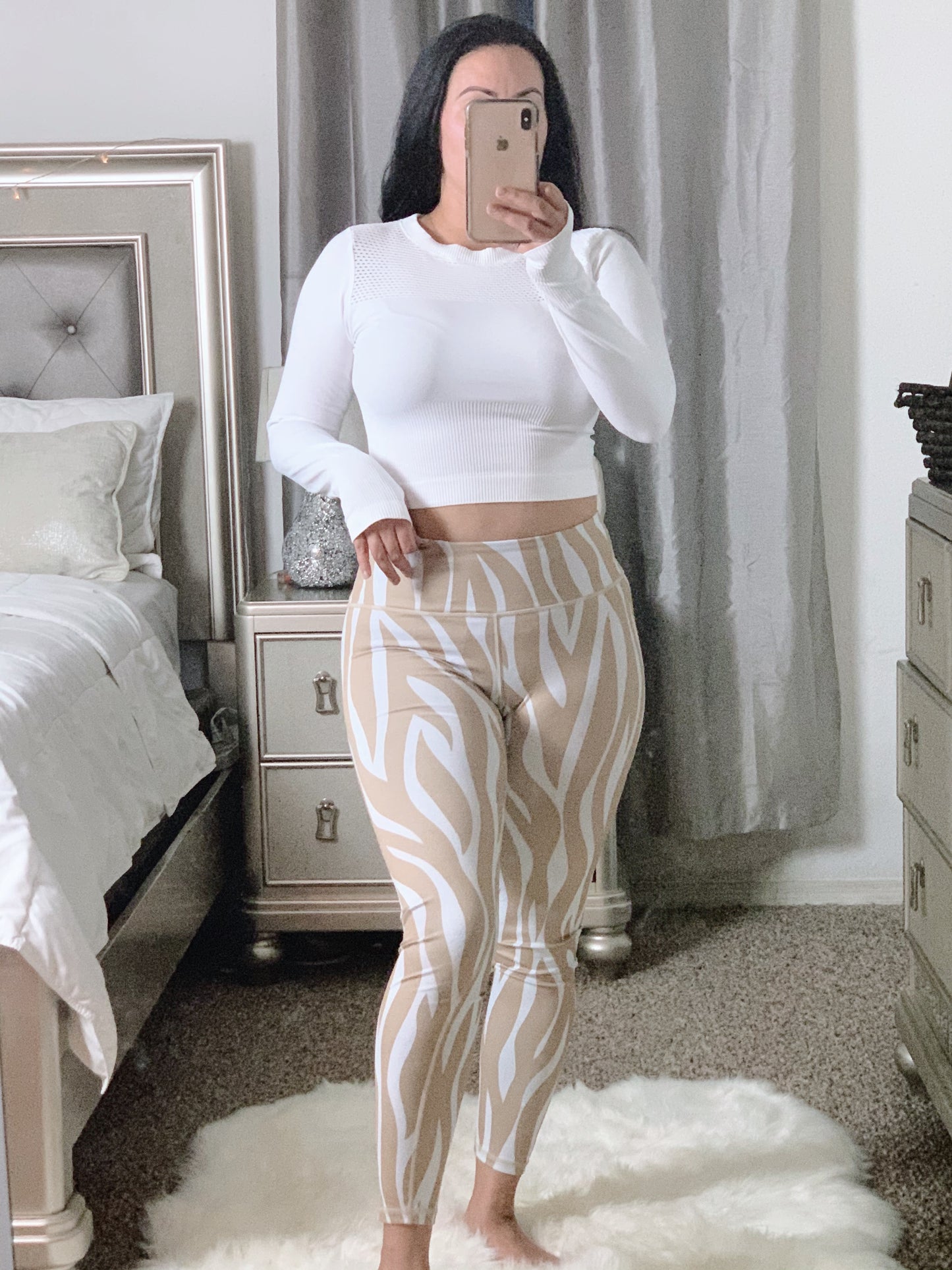 Mocha Tigre Leggings-Leggings