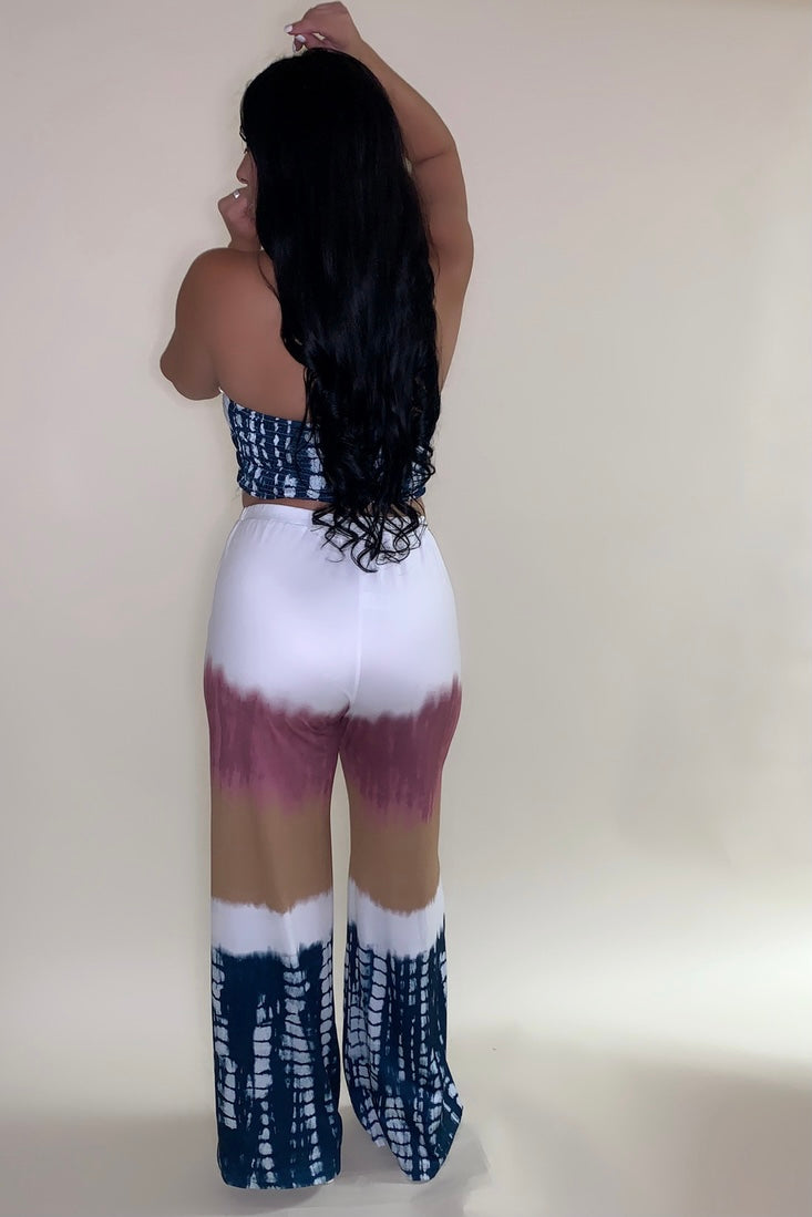tie dye 2pc outfit 