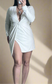 Attara | Faux Leather Mini Dress