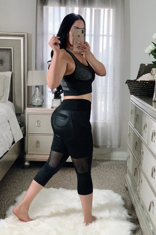 glossy leggings