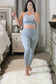 grey sports bra
