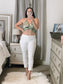Satin Sage Top-Top